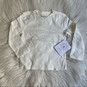 NWT Burt’s Bees Baby 🐝 Cream Long Sleeve Tee